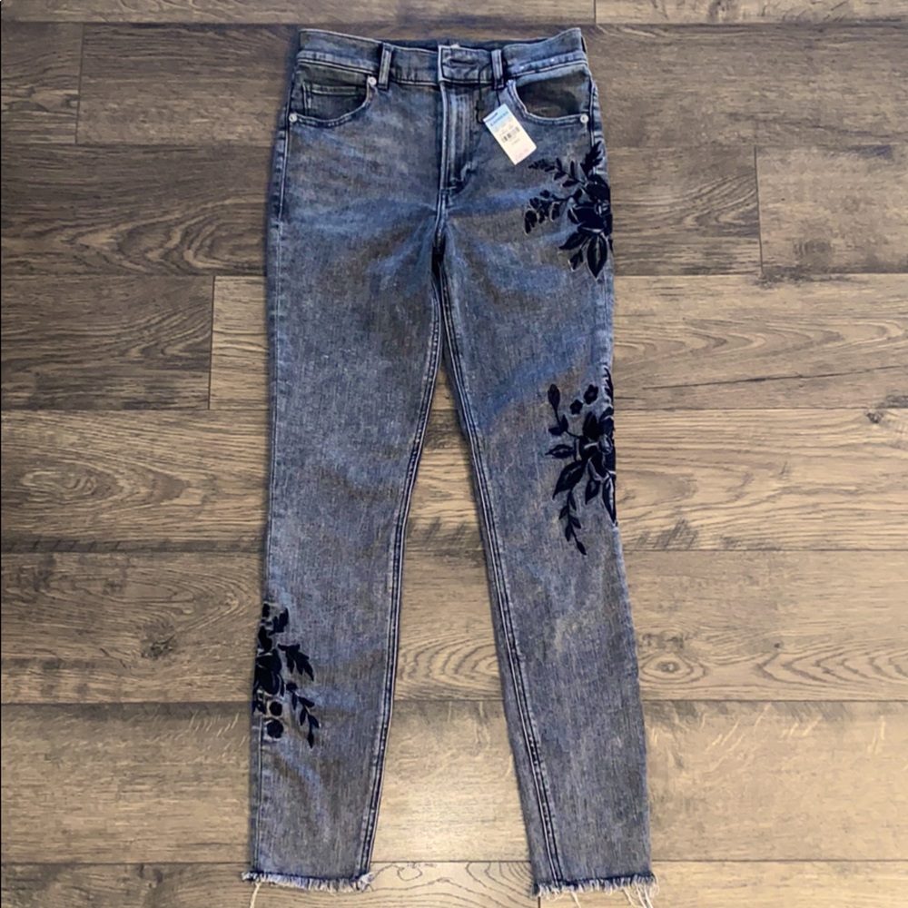 Brand new Express floral denim